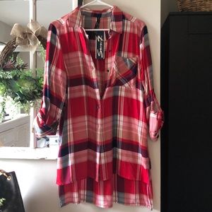 SEVEN7- plaid shirt